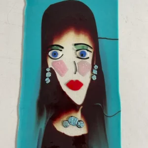 Lady of Elegance - Fused Glass