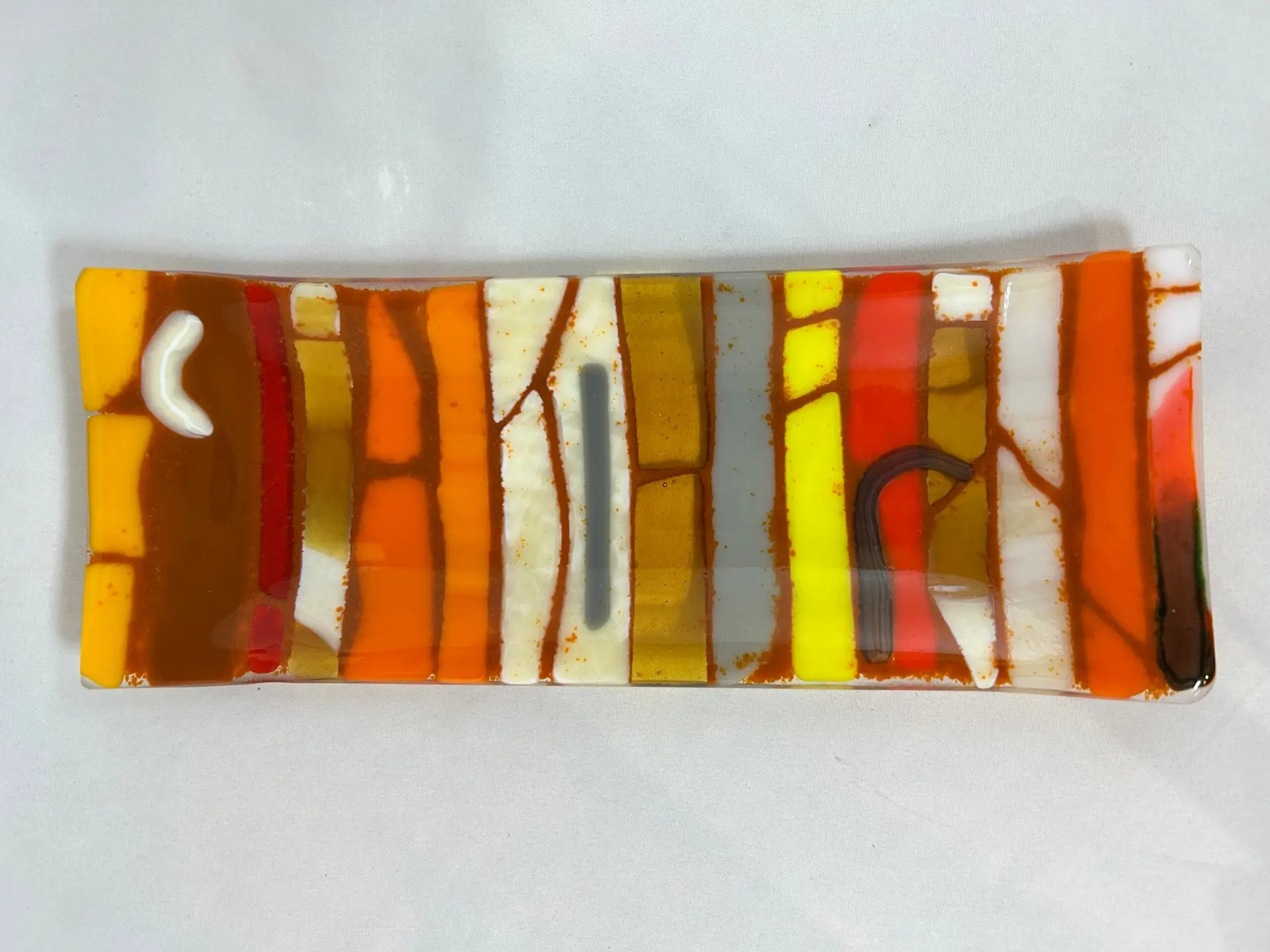 Autumn Ember - Fused Glass