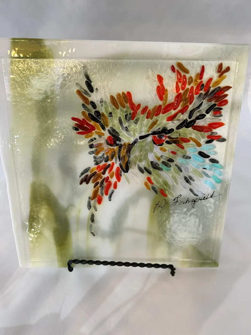 Night Watcher - Fused Glass