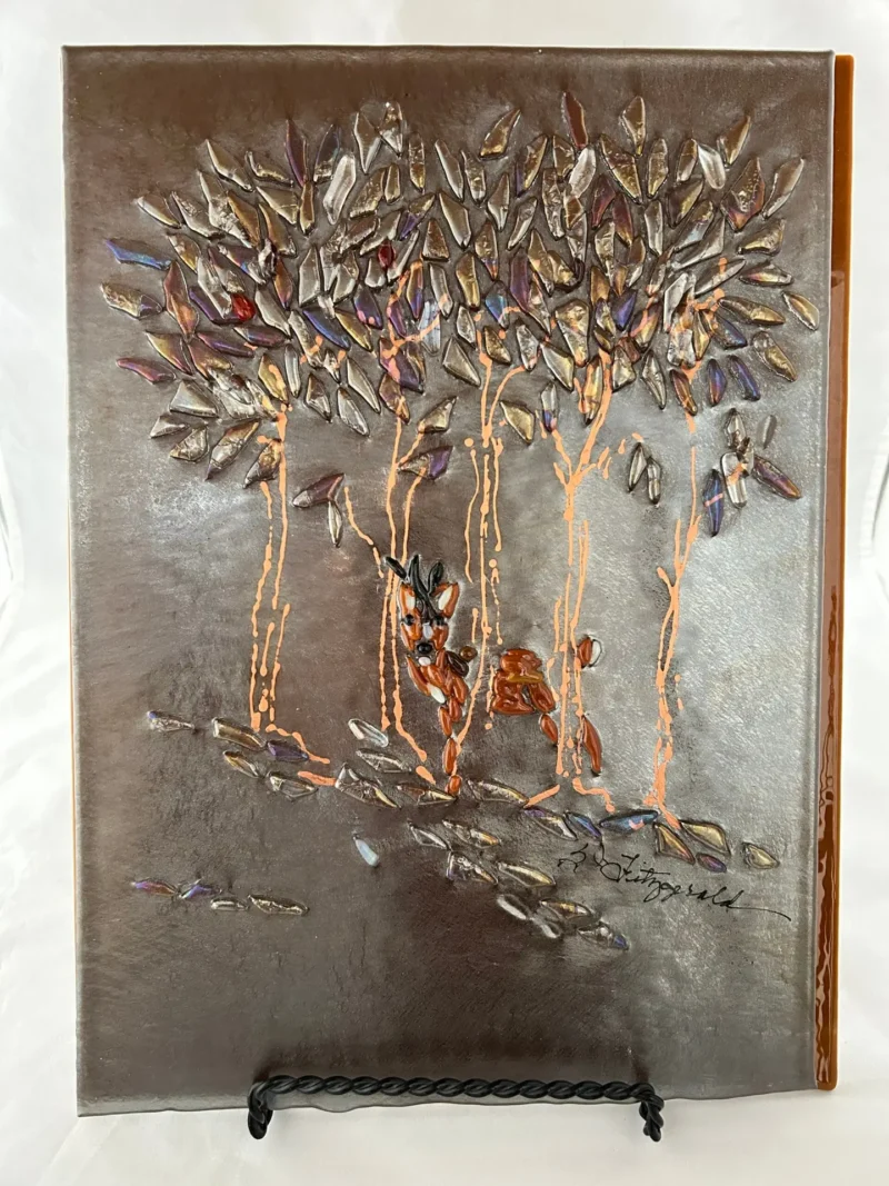 Whispers of the Wind - Fused Glass