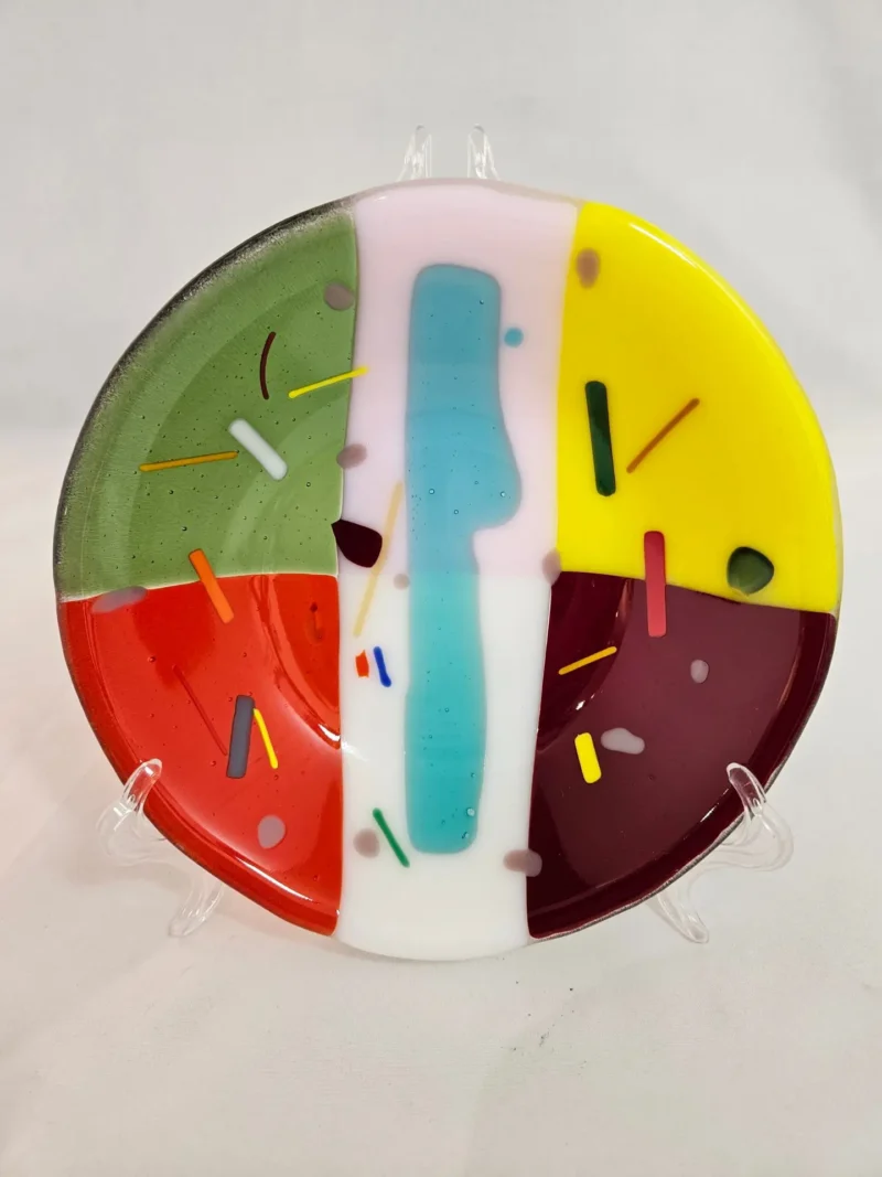Celebration Slice - Fused Glass