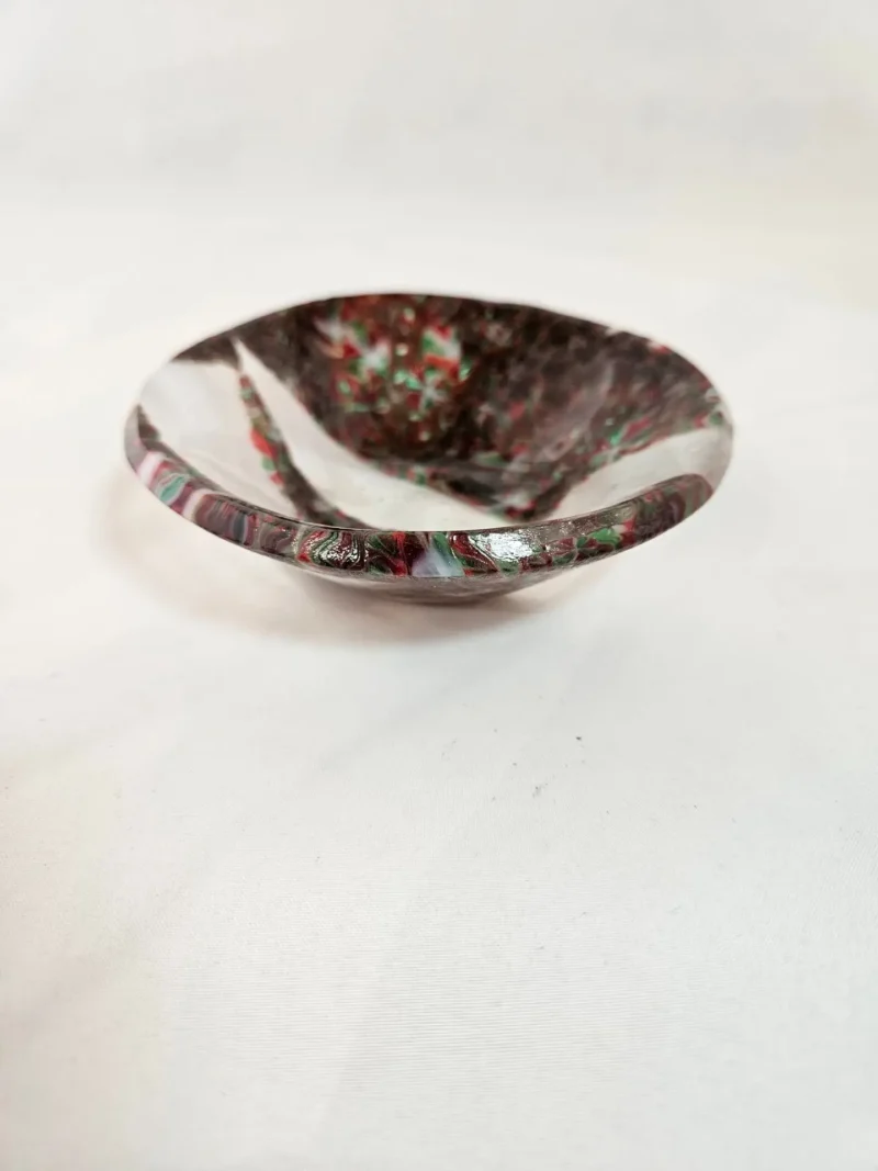 Marbled Trinket Dish - Fused Glass