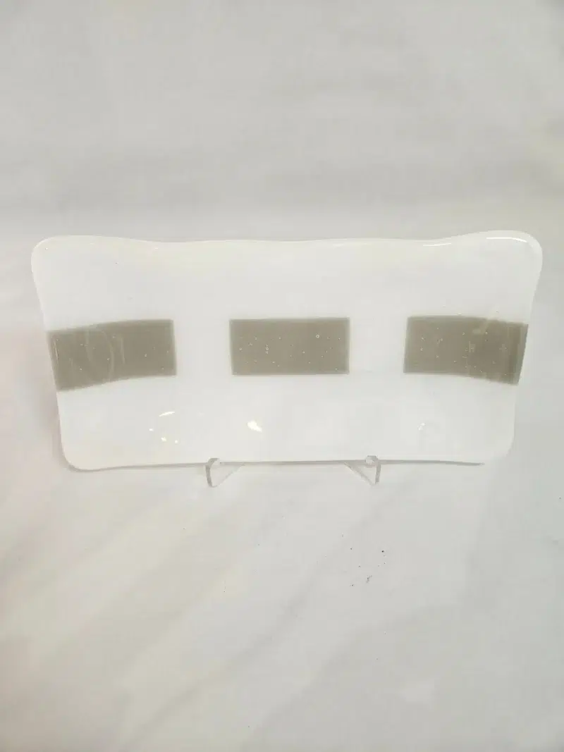 Minimalist Balance - Fused Glass
