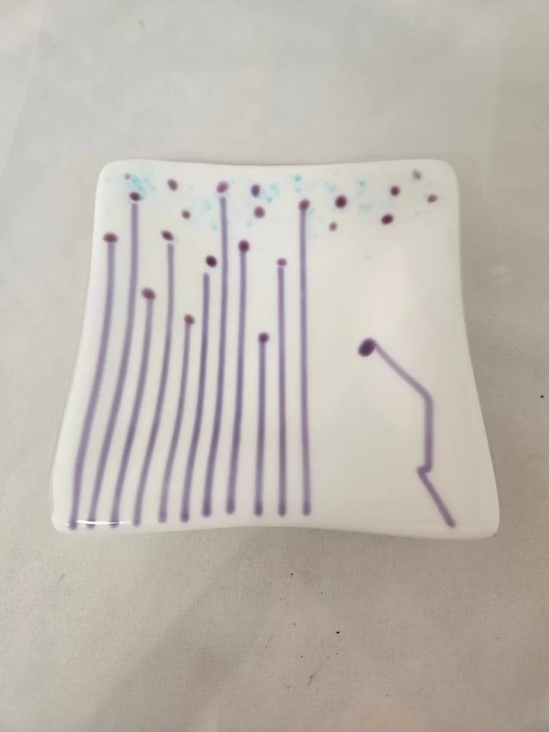 Signal Bloom - Fused Glass