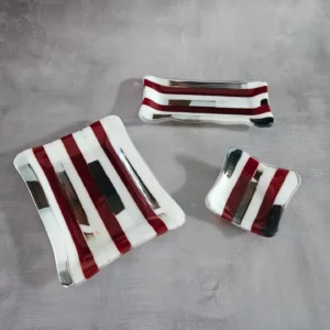 Striped in Style Set - Fused Glass