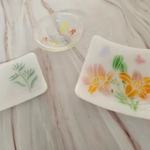 Botanical Bliss Set - Fused Glass