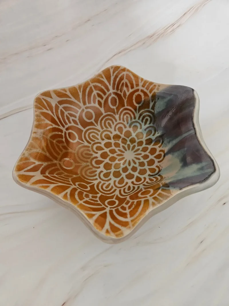 Petal Glow - Fused Glass