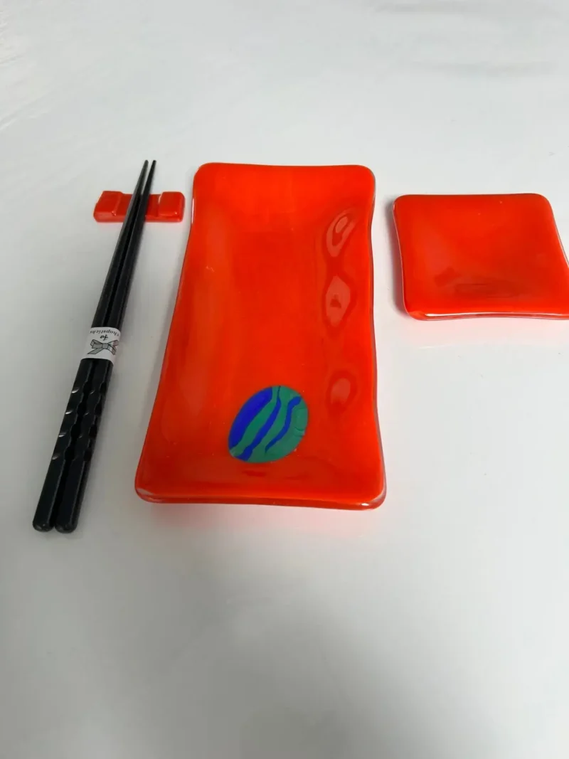 Cherry Red Sushi Set - Image 3