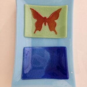 Butterfly Flight - Fused Glass