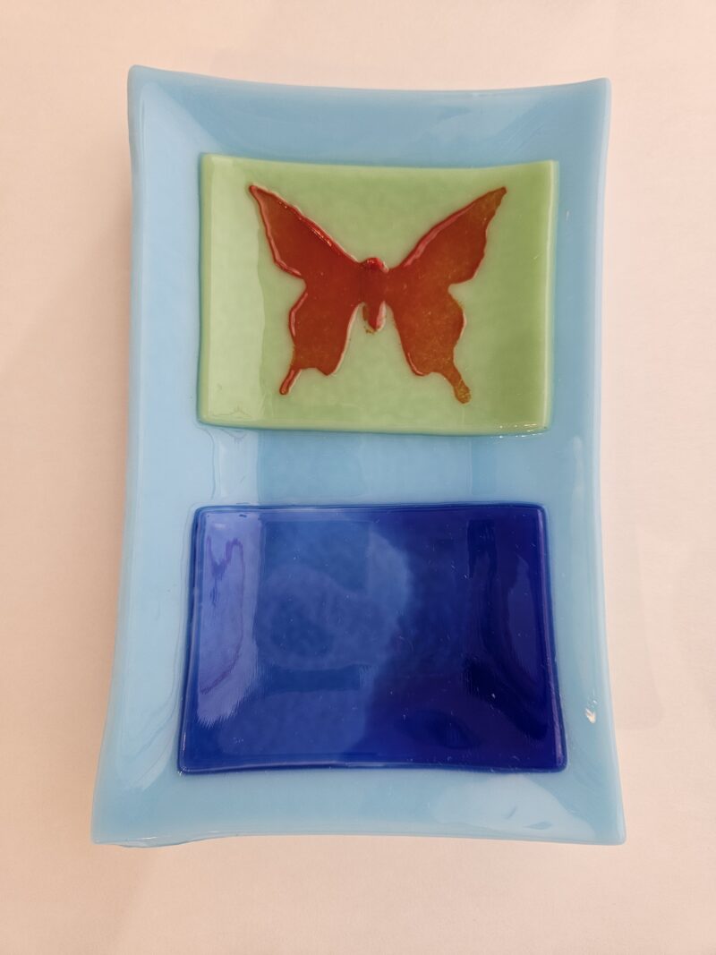 Butterfly Flight - Fused Glass