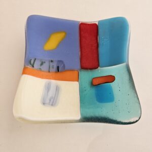 Colorfield Dish - Fused Glass