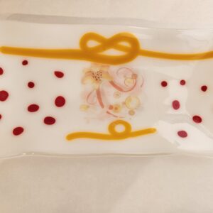 Golden Knot - Fused Glass