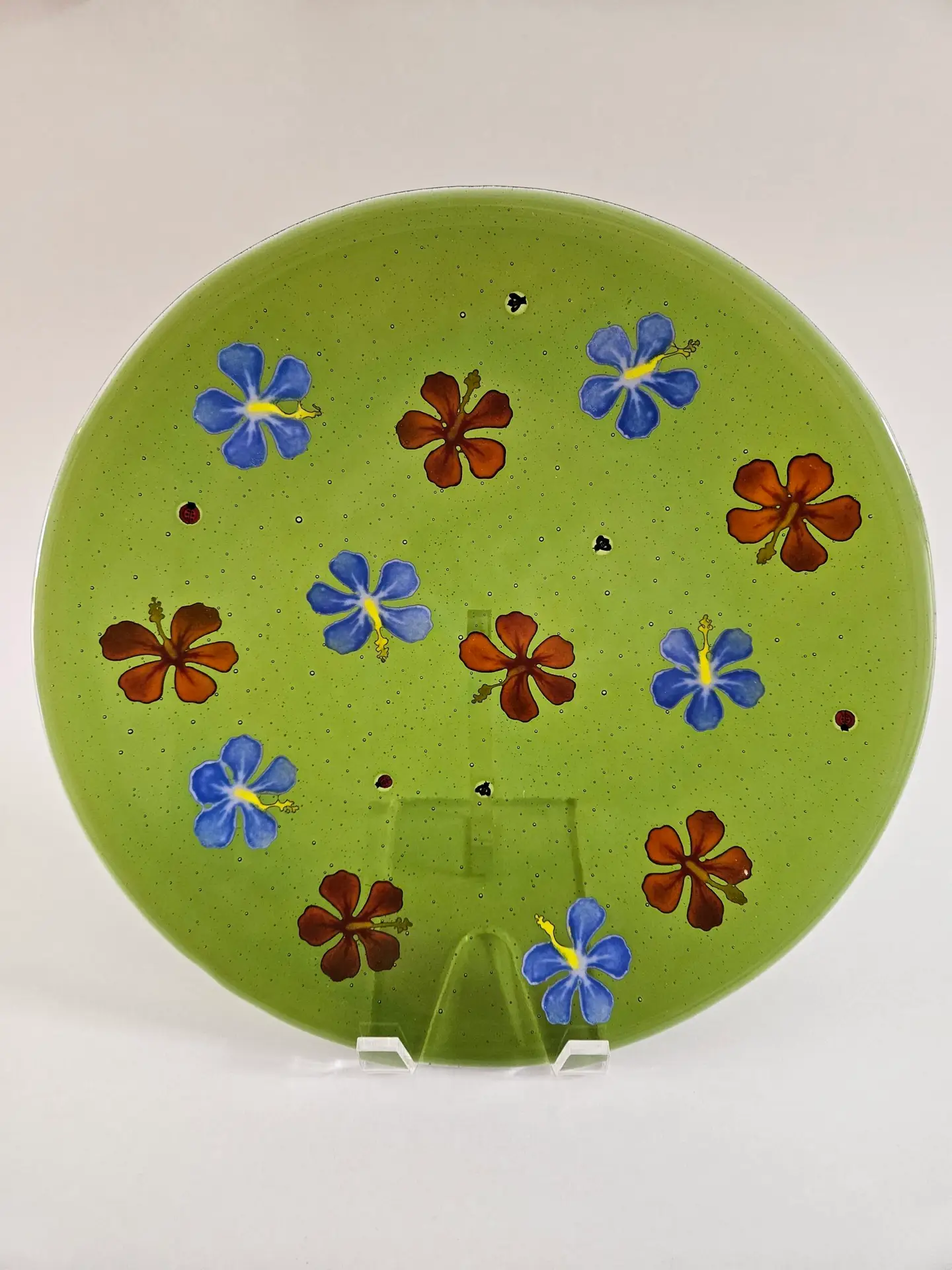 Flora Doodle - Fused Glass