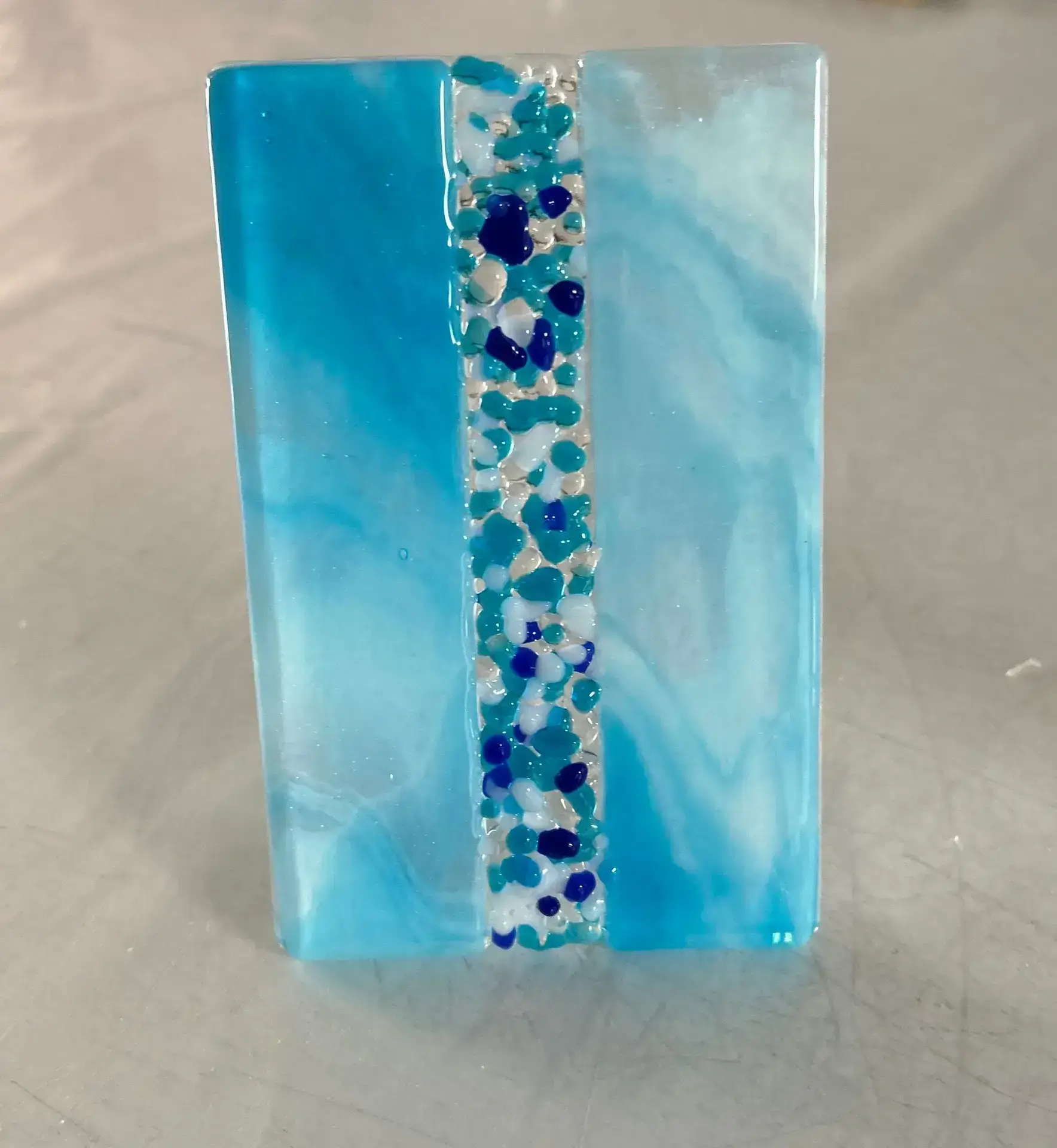 Glacial Drift Glass Art - Fused Glass