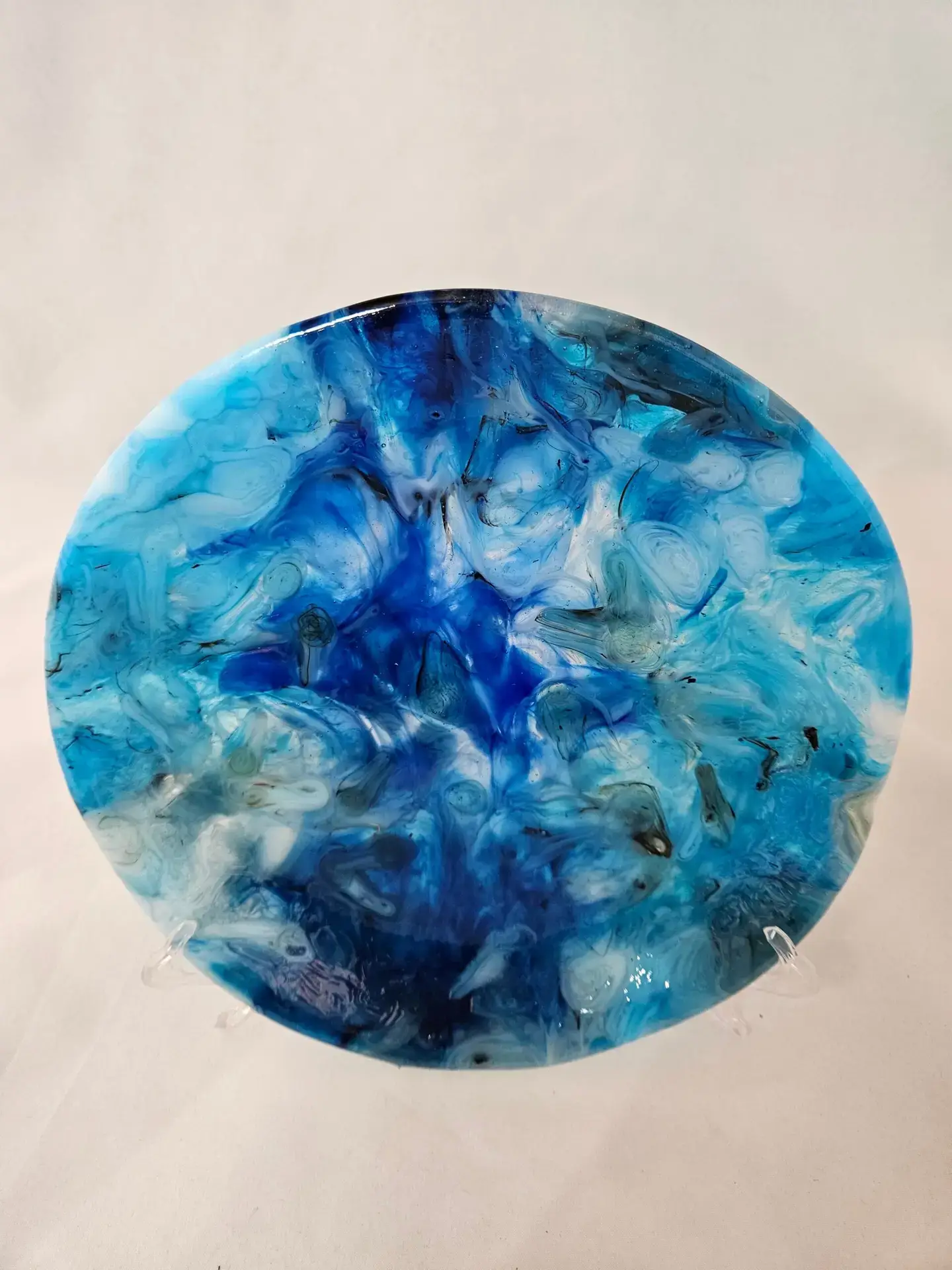 Whirlpool Daydream Fused Glass Art - Fused Glass