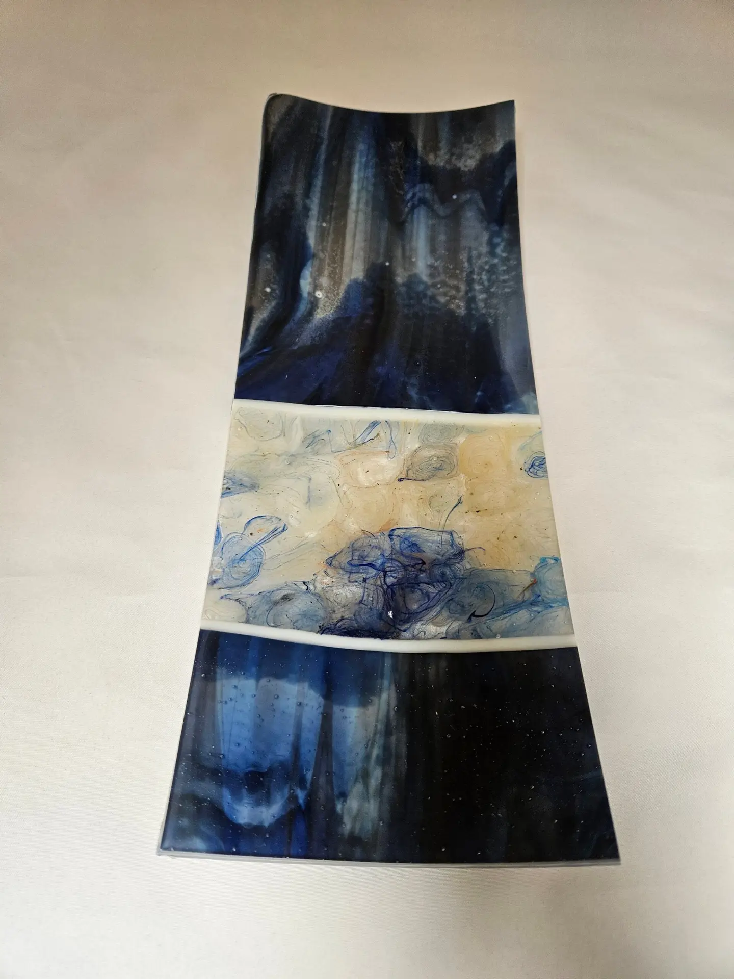 Indigo Drift Glass Tray - Image 3