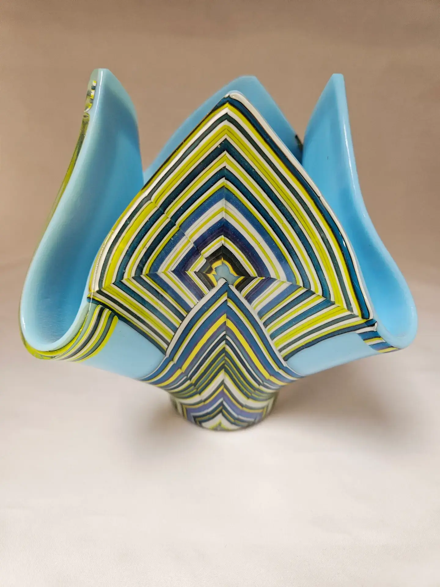 Radiant Ripple - Fused Glass