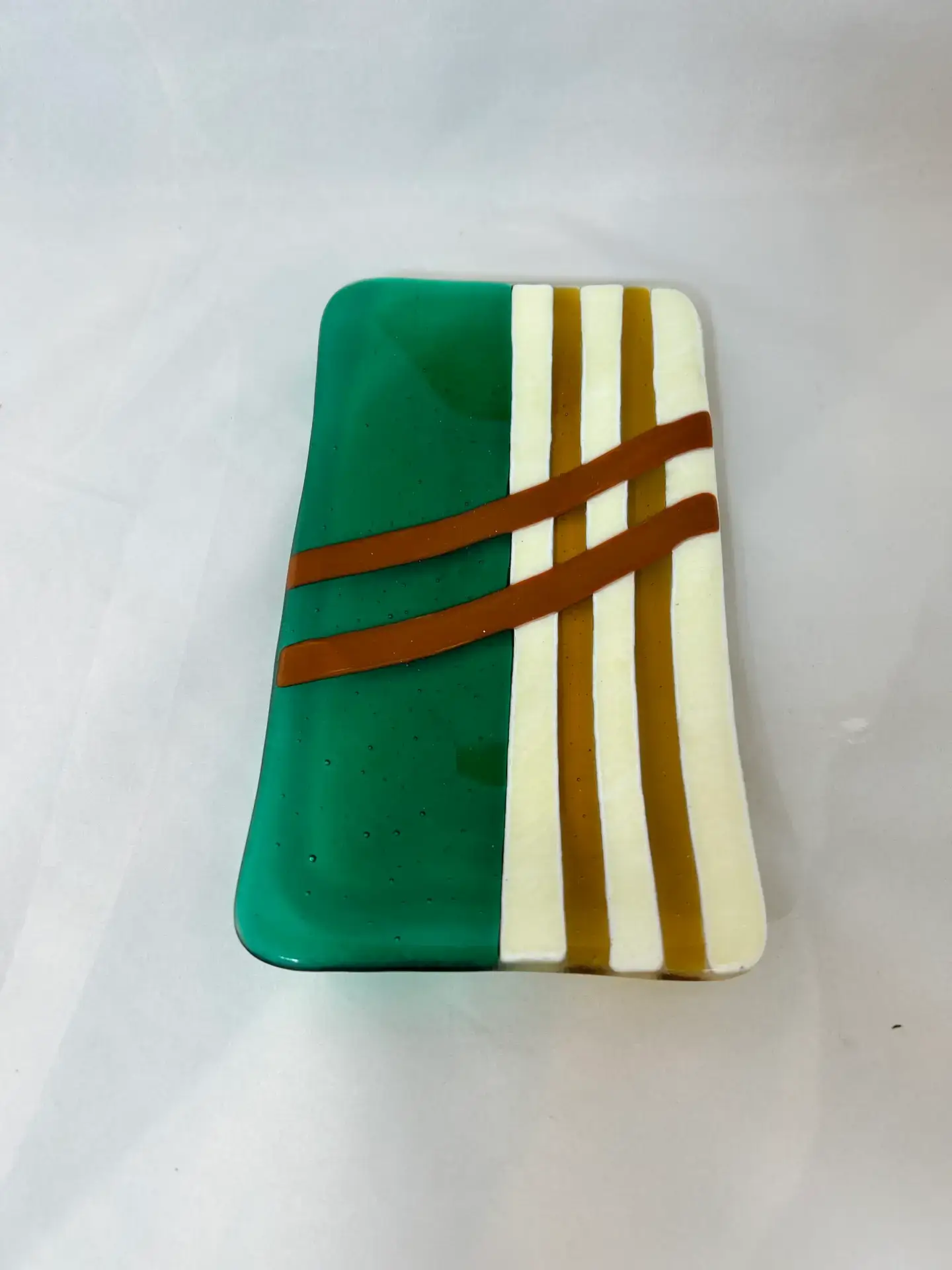 Earth and Elegance Glass Tray - Fused Glass