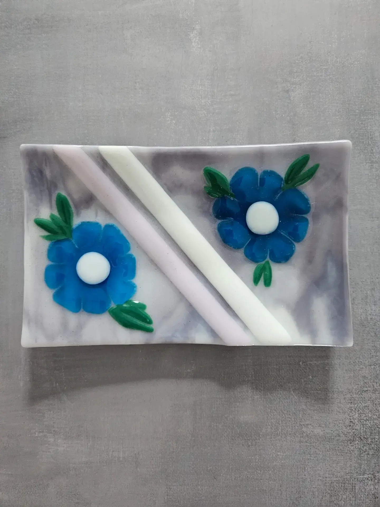 Blossom Radiance Glass Art - Image 3