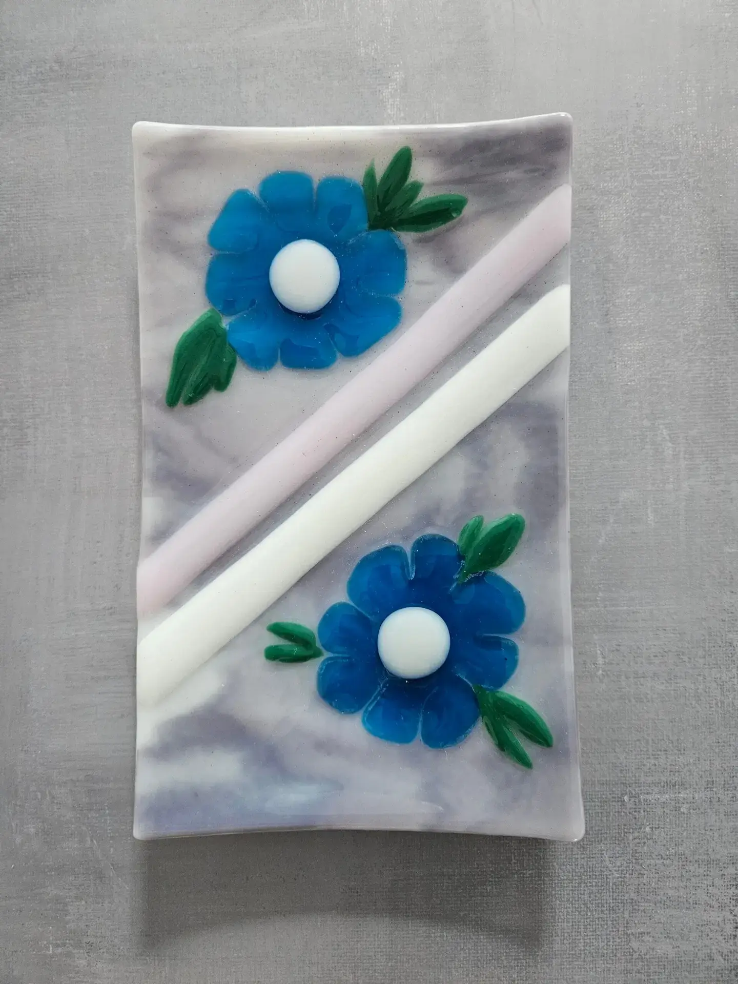 Blossom Radiance Glass Art - Image 2