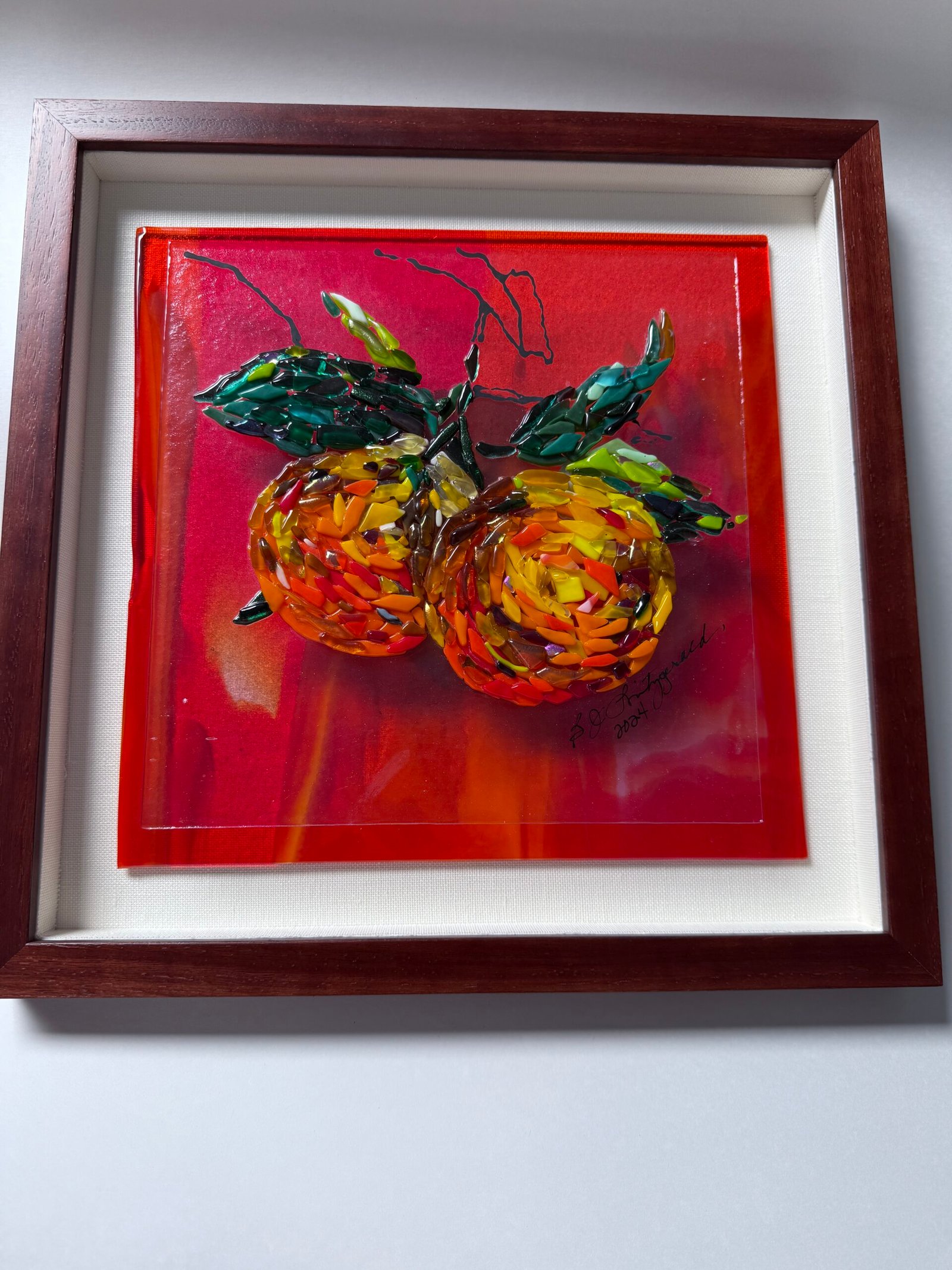 Citrus Splendor - Fused Glass