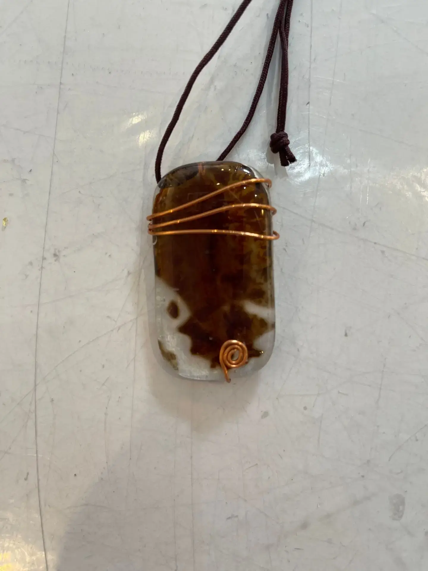 Earthen Flame - Fused Glass