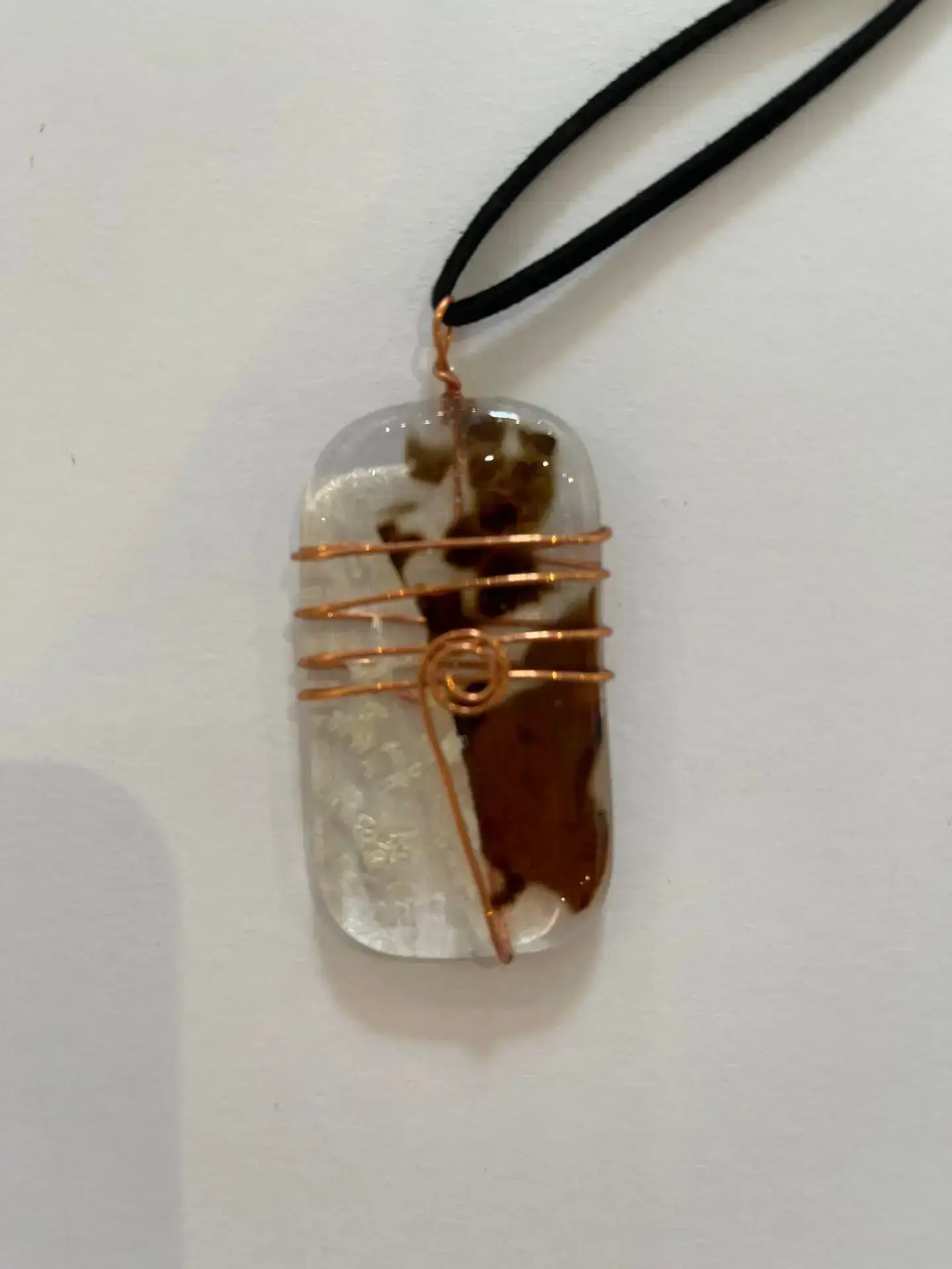 Bronze Horizon - Fused Glass