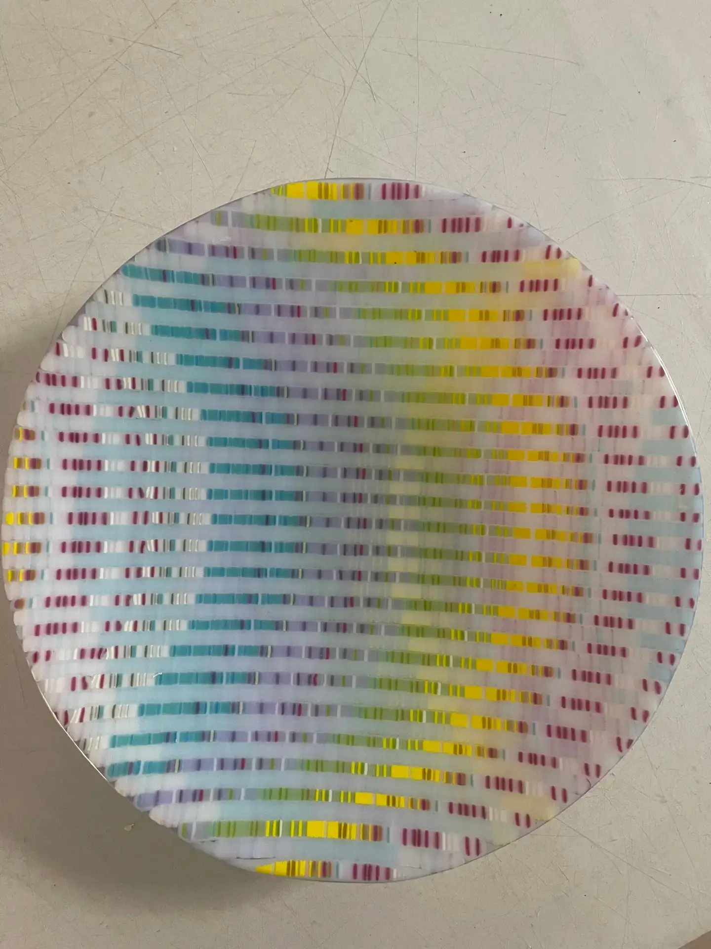 Chromatic Harmony Fused Glass Bowl - Fused Glass
