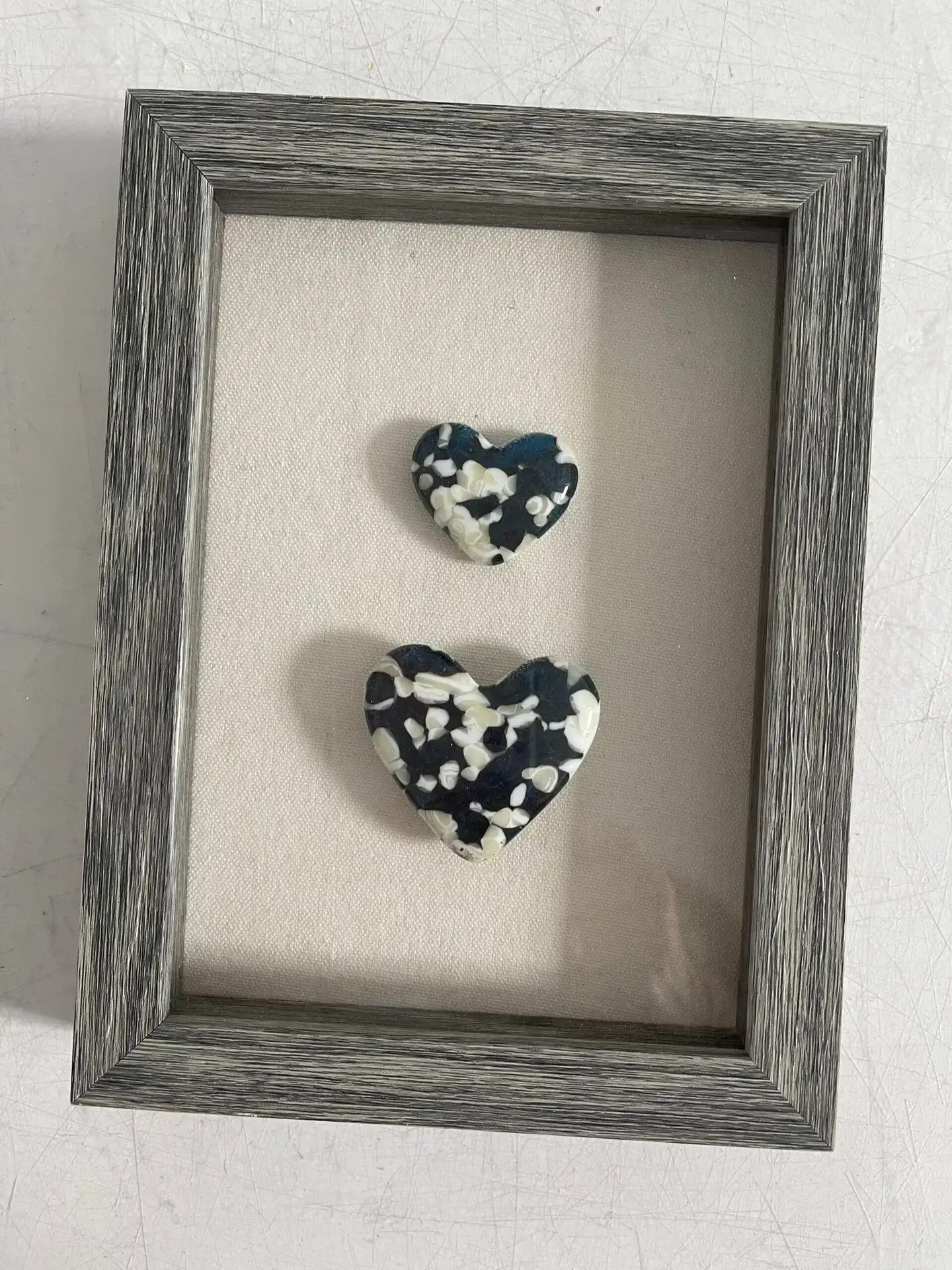 Ink and Ivory - Fused Glass