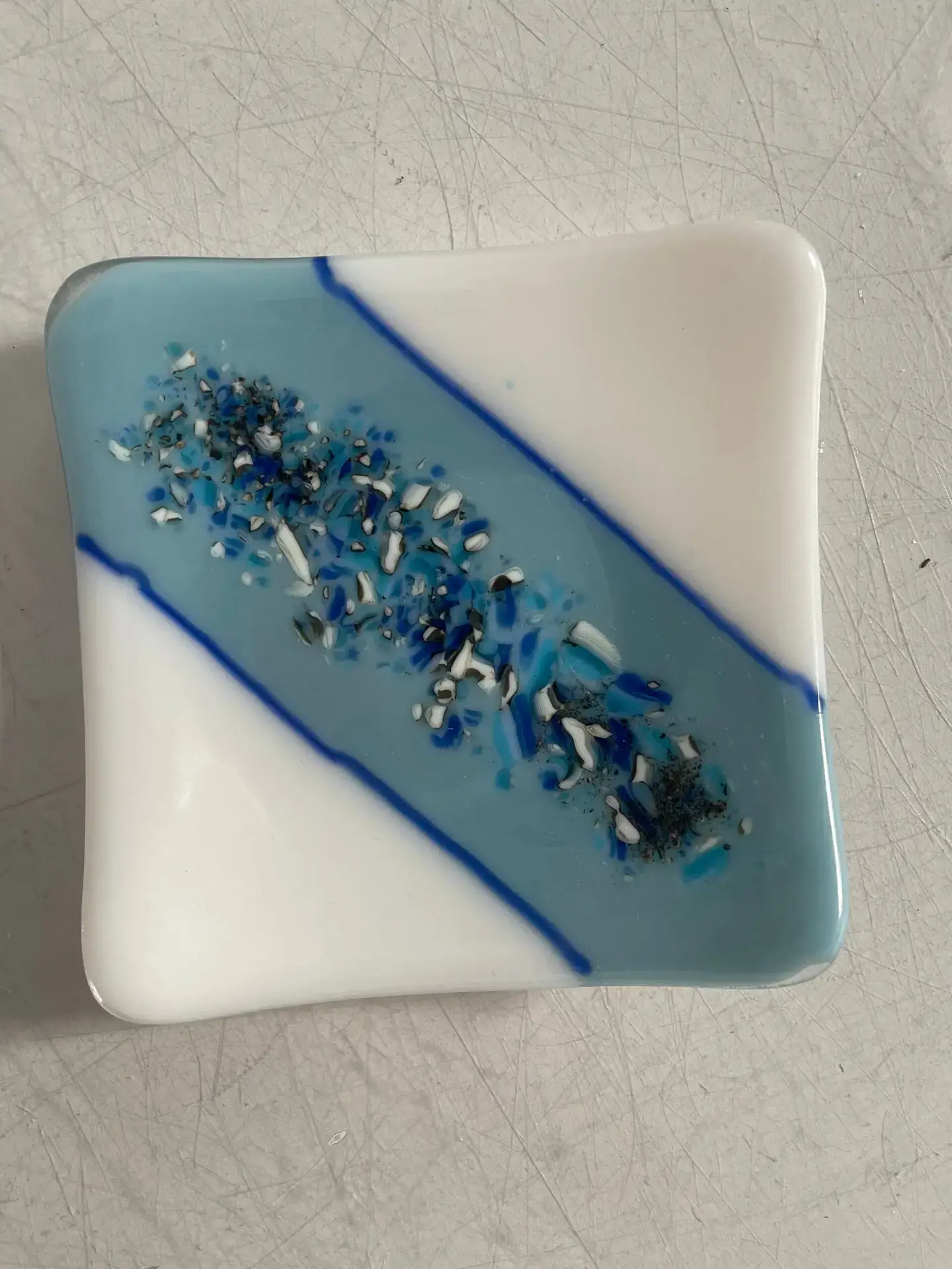 Riverside Serenity - Fused Glass