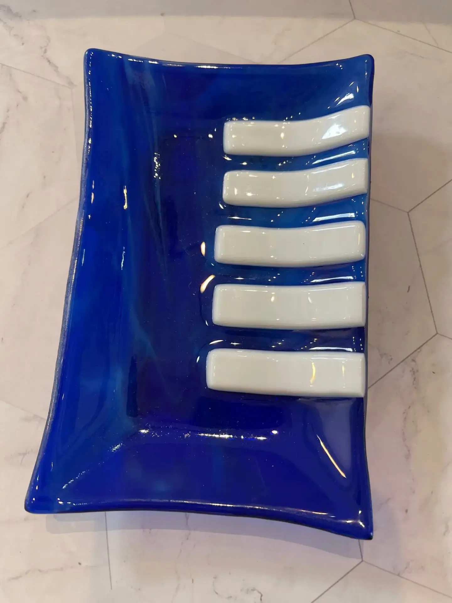Cascade Serenade - Fused Glass