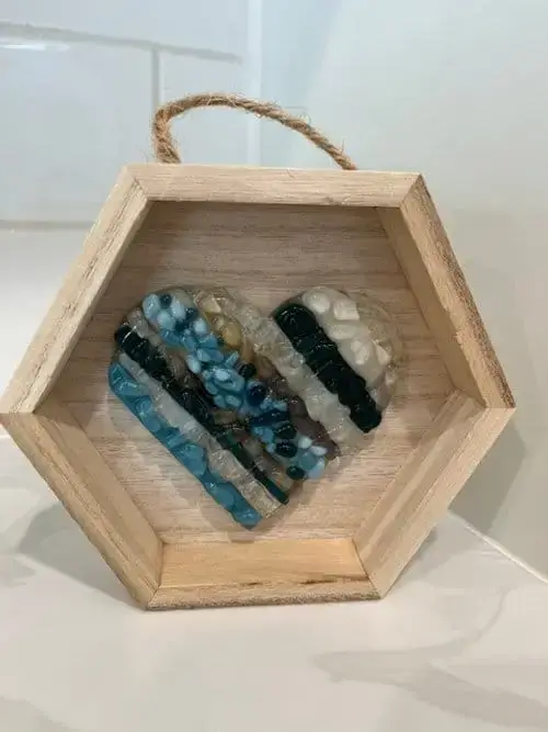 Sea of Love - Fused Glass