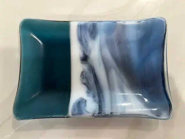 Tidal Whisper - Fused Glass