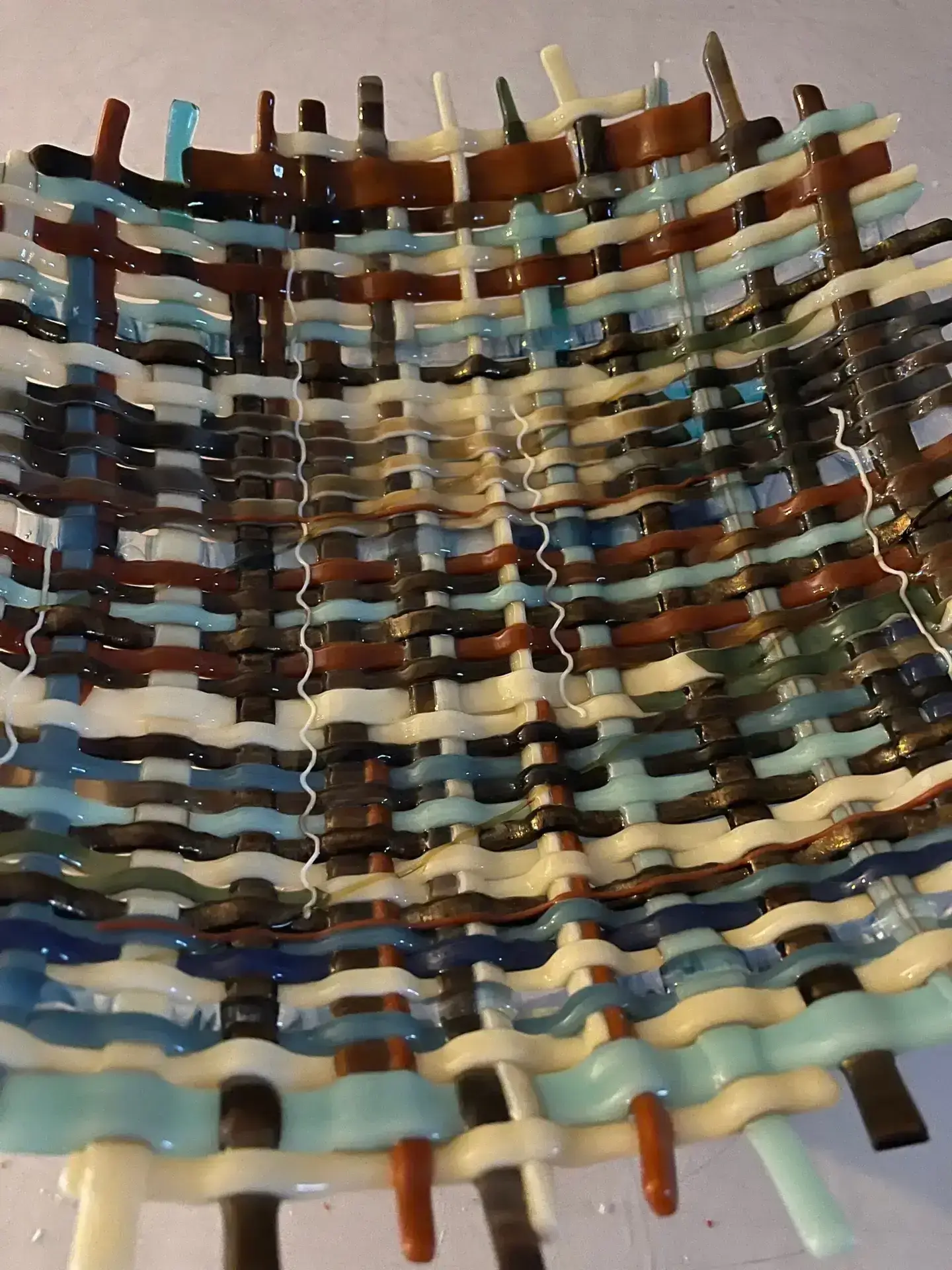 Elegant Weave - Fused Glass
