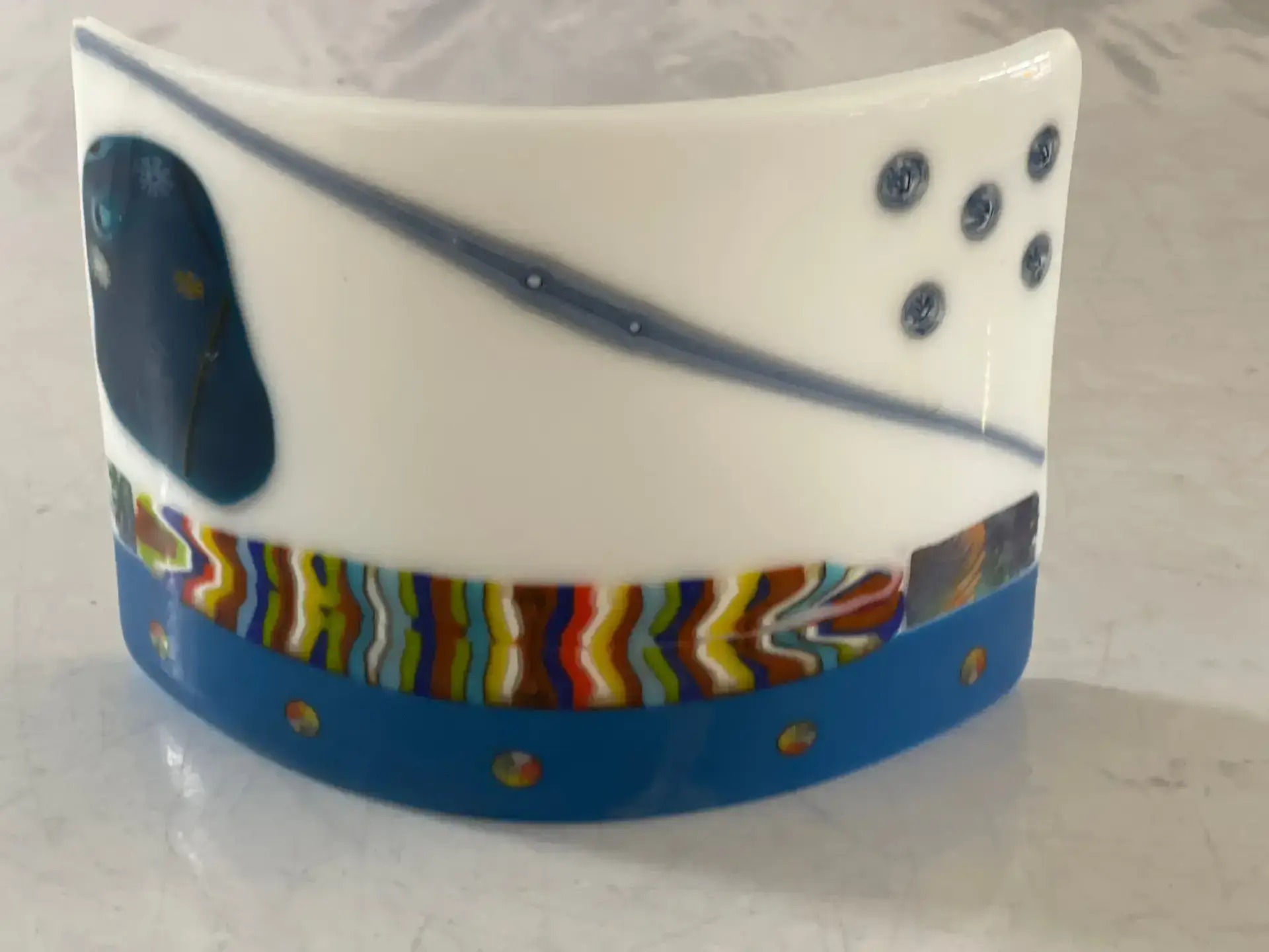 O’Design Curved Art - Fused Glass