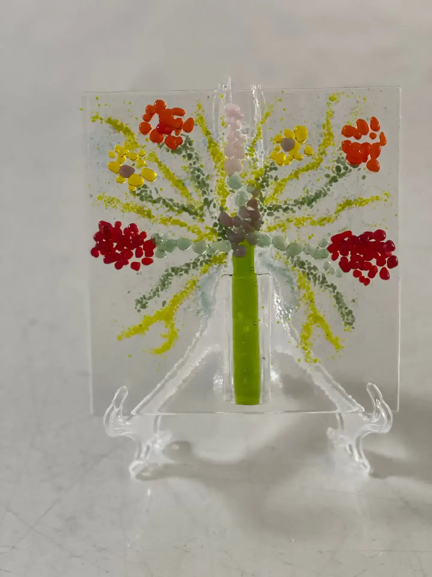 Flower Bouquet - Fused Glass
