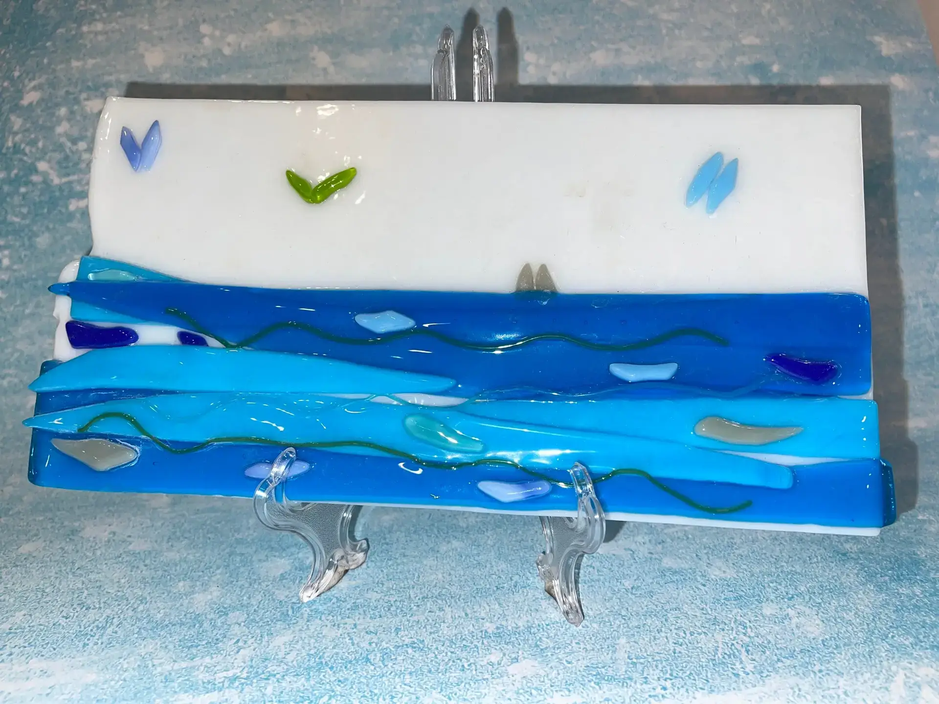 Ocean Scene Art - Fused Glass