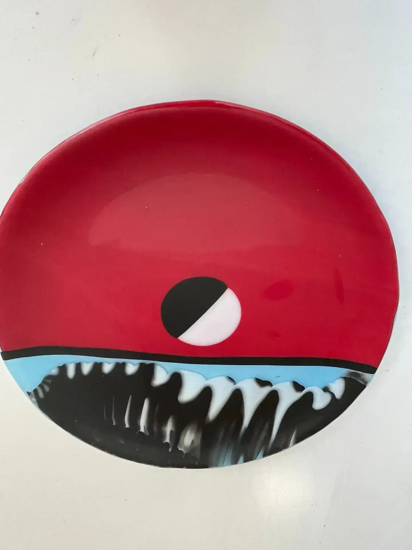 Moon over Miami Glass Tray - Fused Glass
