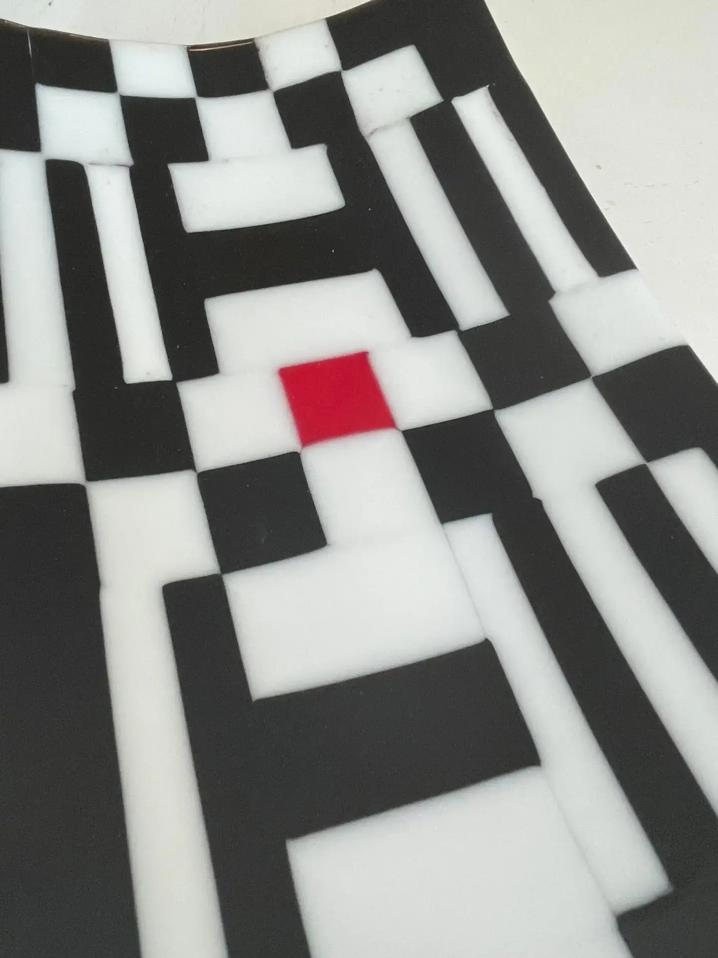 Disruption Point Fused Glass Art - Image 3