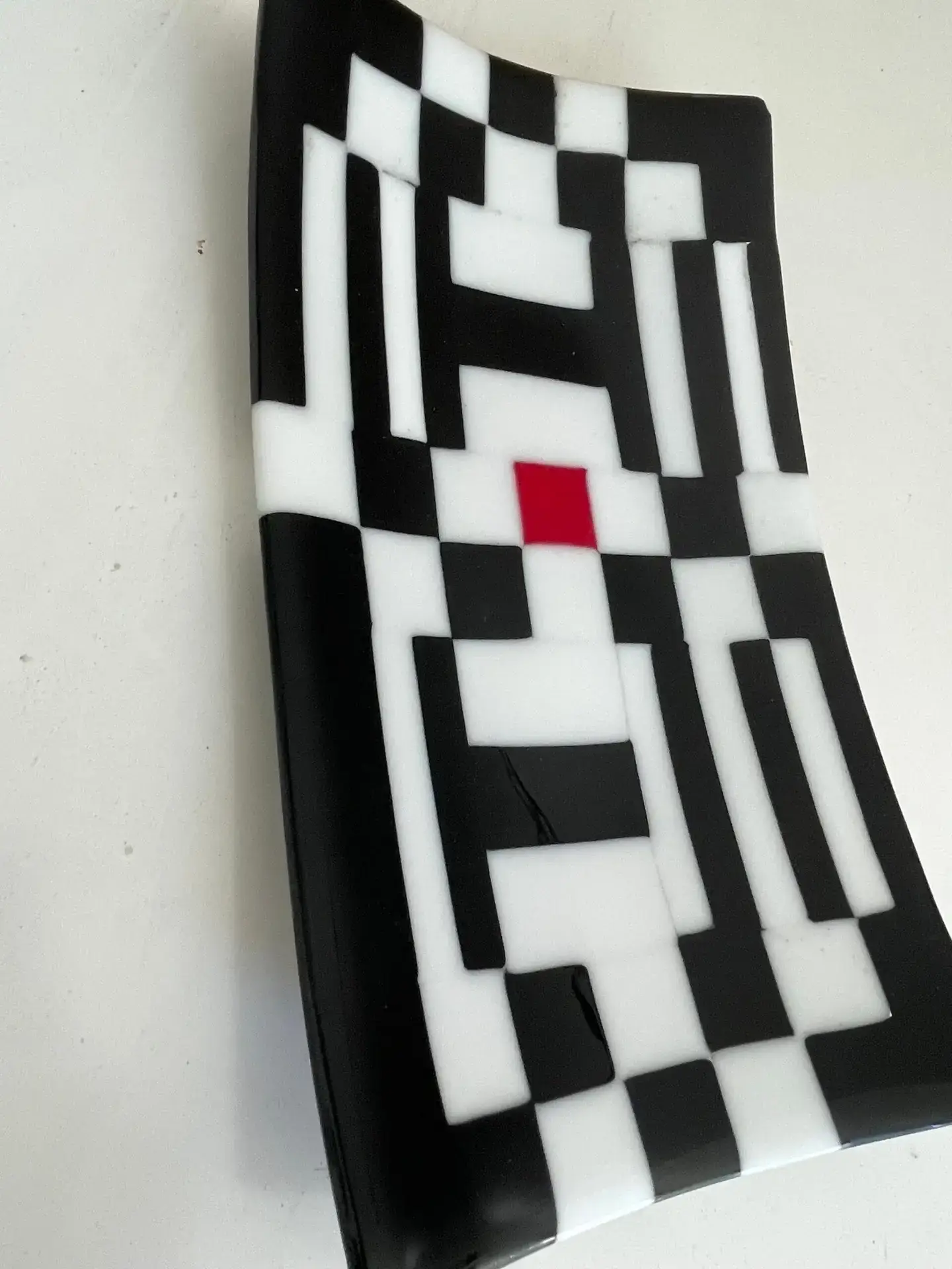 Disruption Point Fused Glass Art - Image 4