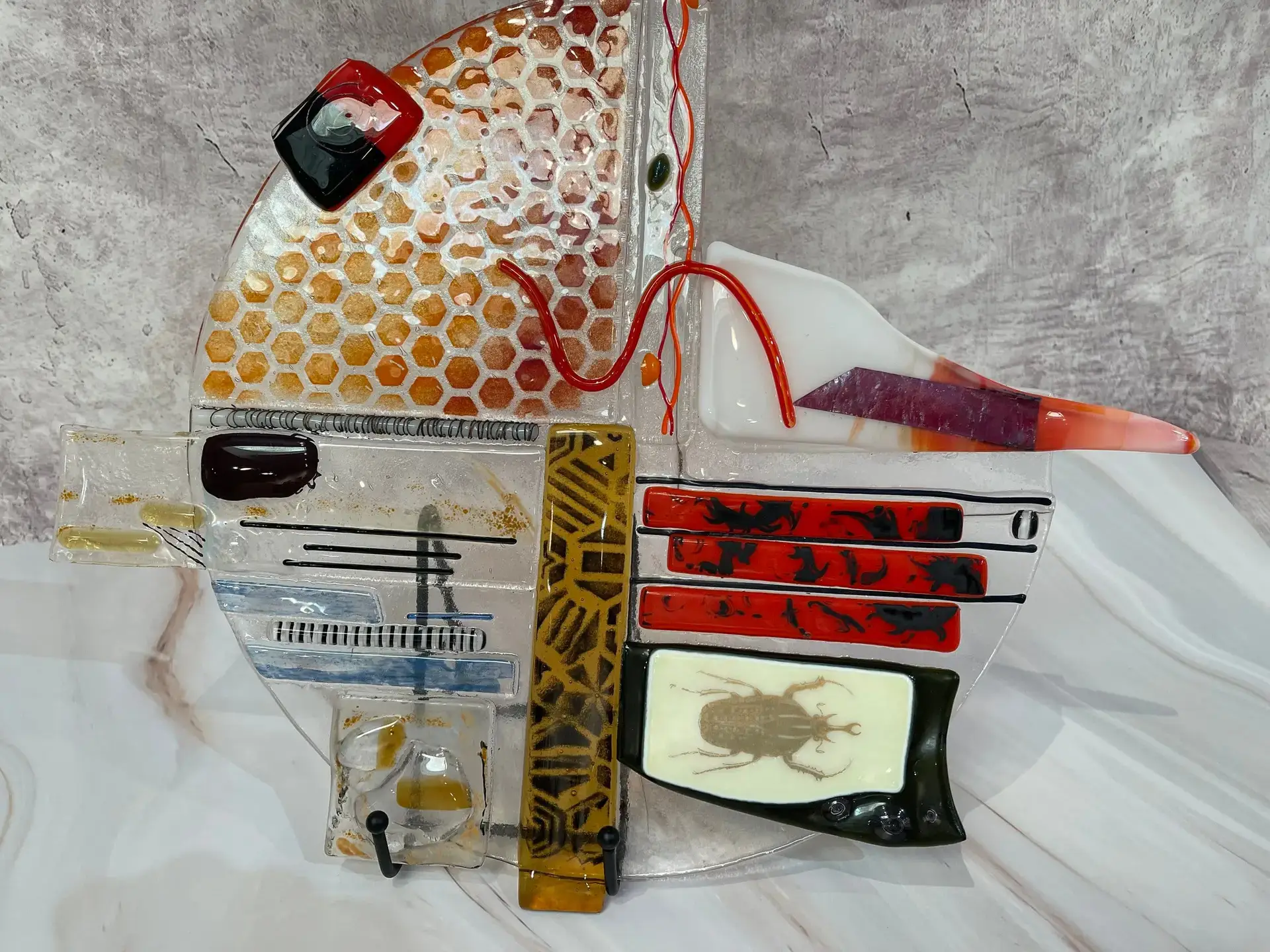 Insect Study - Fused Glass