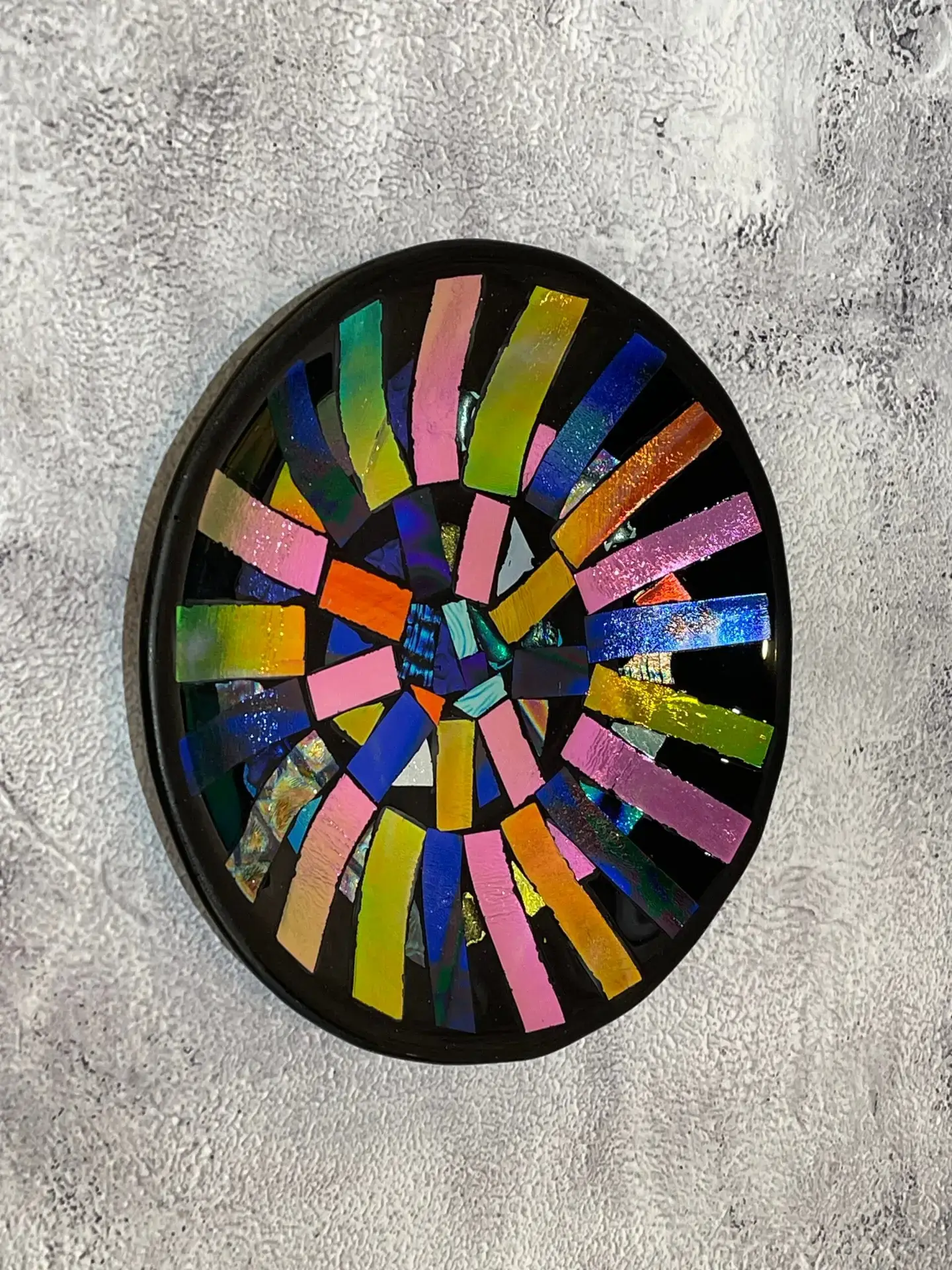 15" Dichroic Glass Tray - Image 3