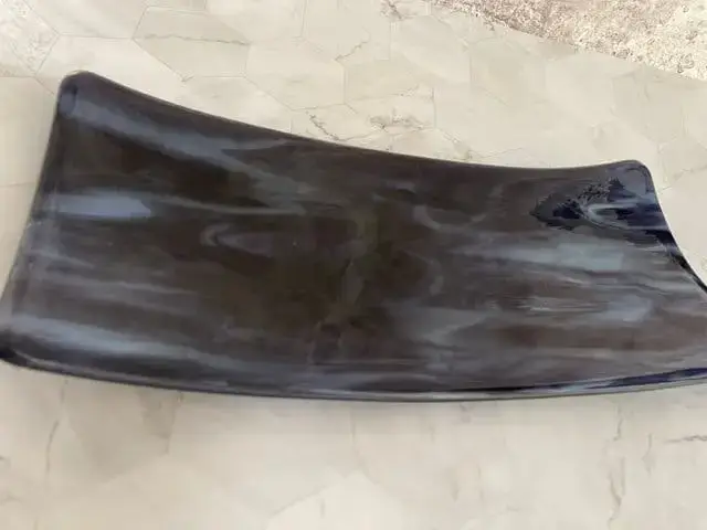 Smoky Veil - Fused Glass