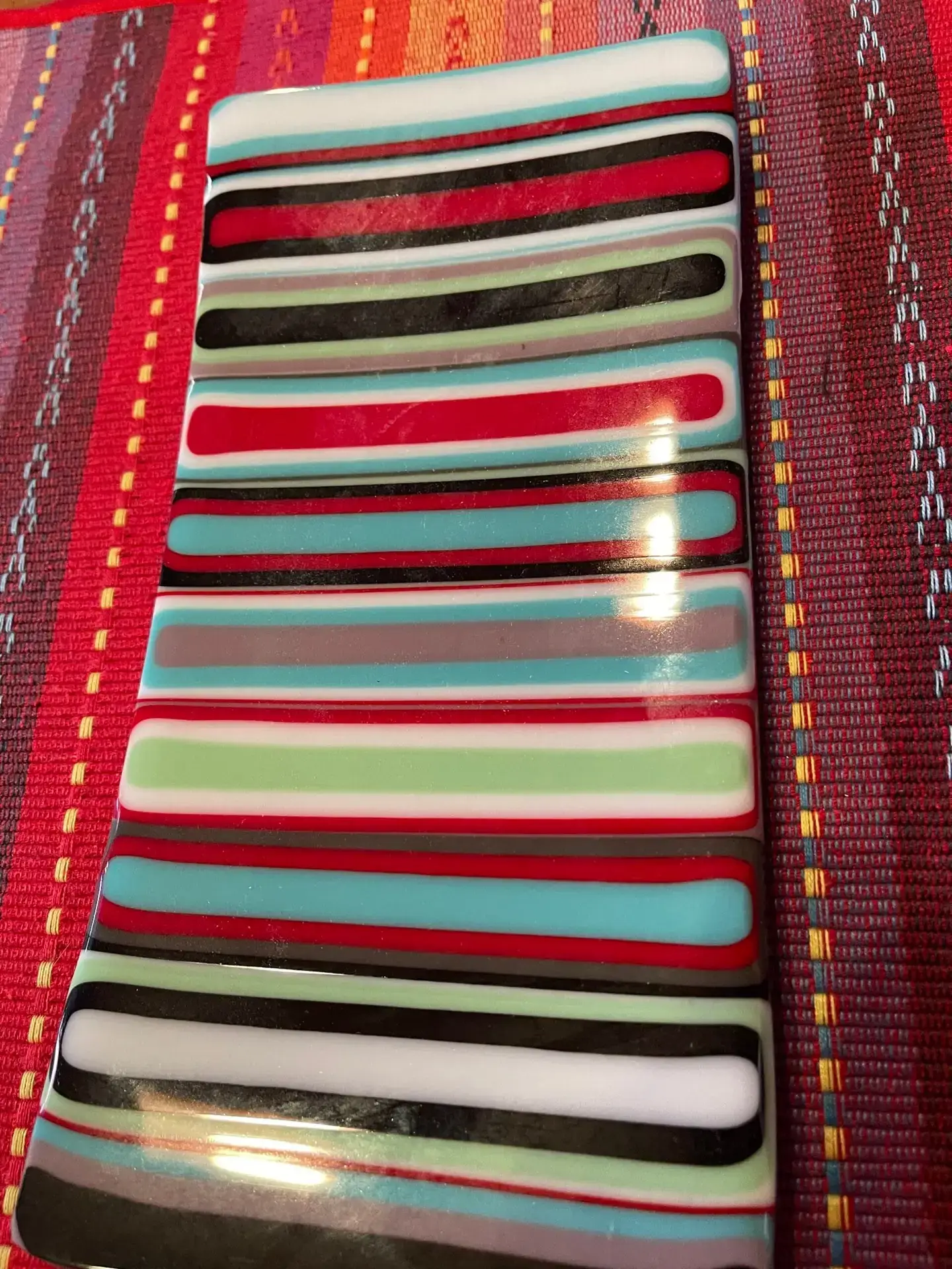 Linear Groove - Fused Glass