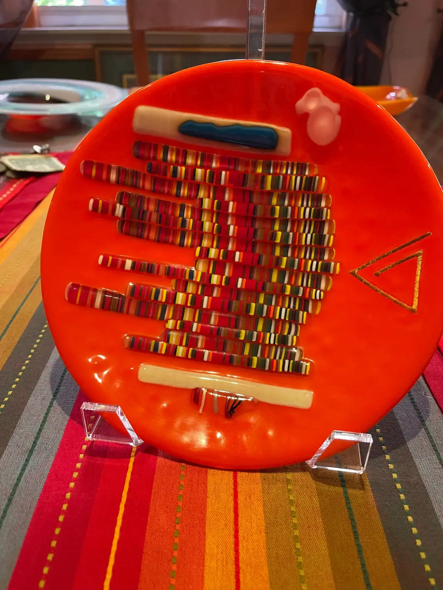 Solar Rhythm - Fused Glass