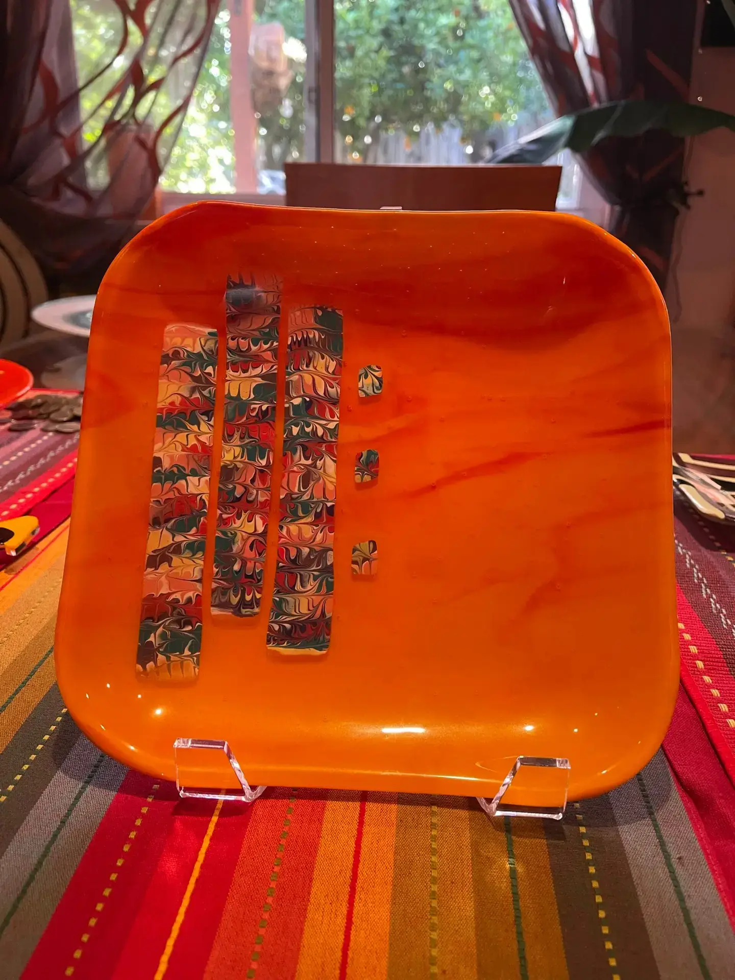 Harvest Stack Fuse Glass Dish - Fused Glass