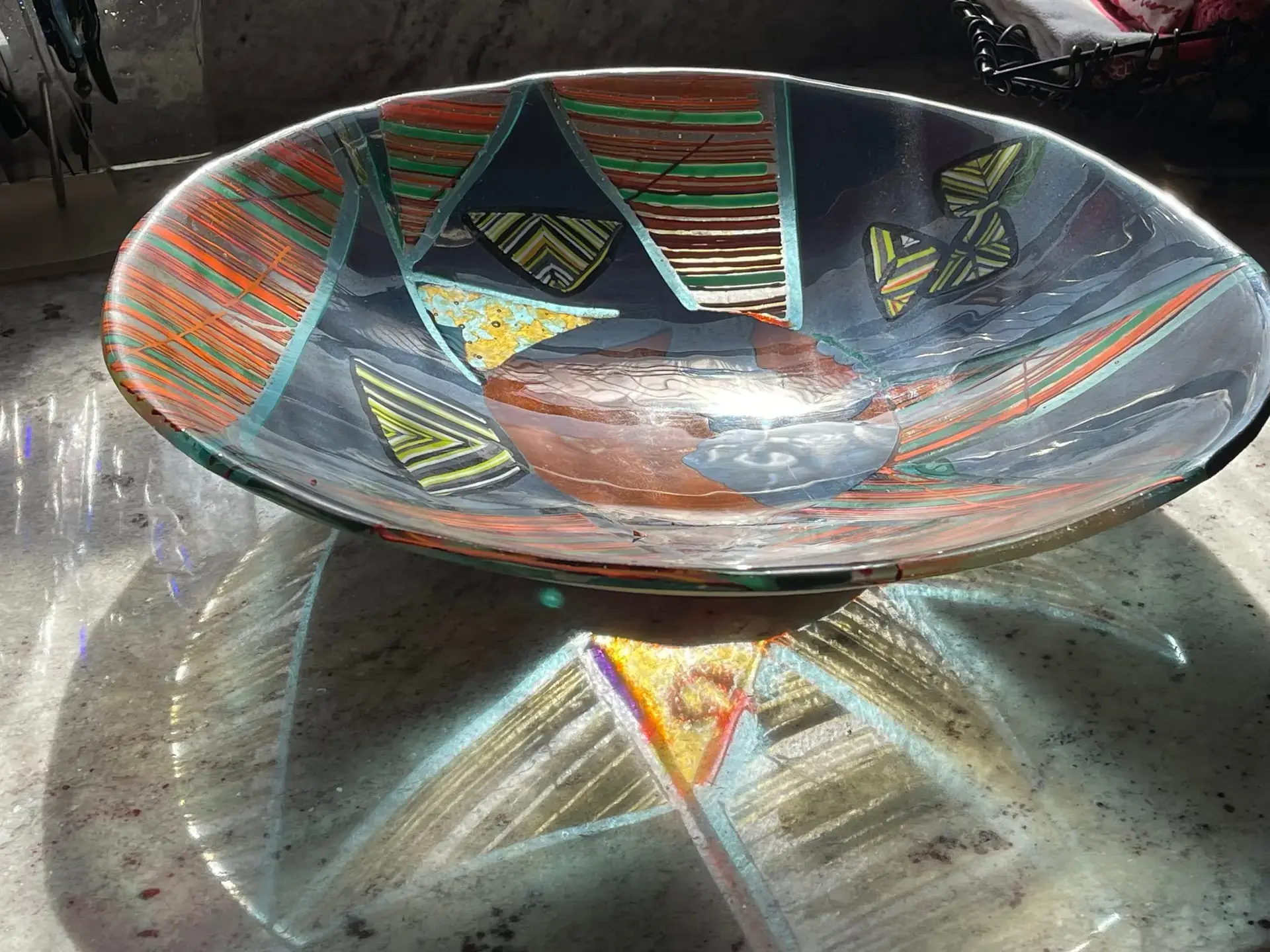 Suncode Vessel - Fused Glass