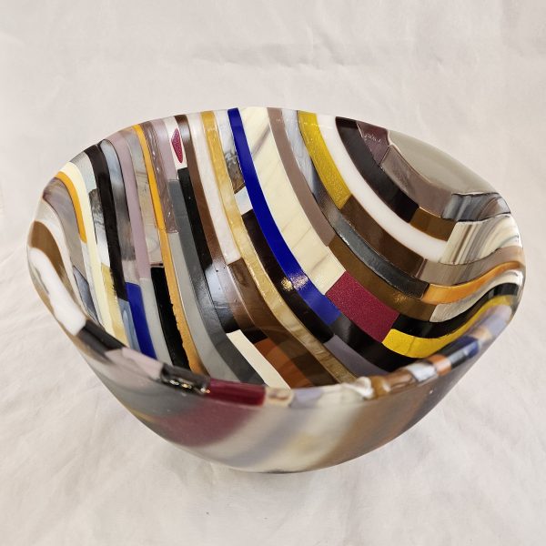 Grounded Lines - Fused Glass