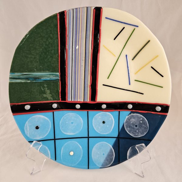 Collected Lines - Fused Glass