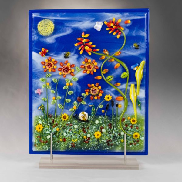 Spring Blooms - Fused Glass